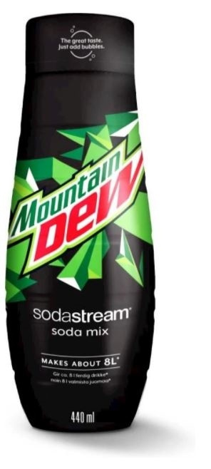 SodaStream Mountain Dew 440ml - Ger 8 liter in the group HOME, HOUSEHOLD & GARDEN / Household appliances / Water & Juice / Carbonation machines / Flavors at TP E-commerce Nordic AB (38-89343)