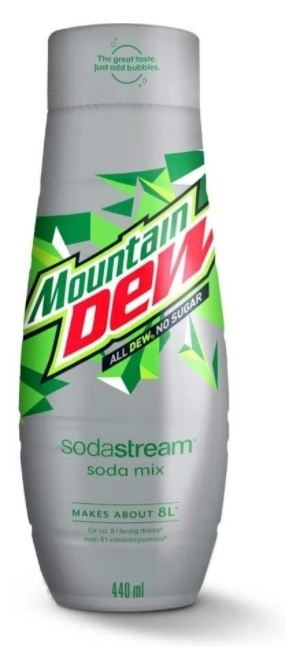 SodaStream Mountain Dew Diet 440ml - Ger 8 liter in the group HOME, HOUSEHOLD & GARDEN / Household appliances / Water & Juice / Carbonation machines / Flavors at TP E-commerce Nordic AB (38-89344)