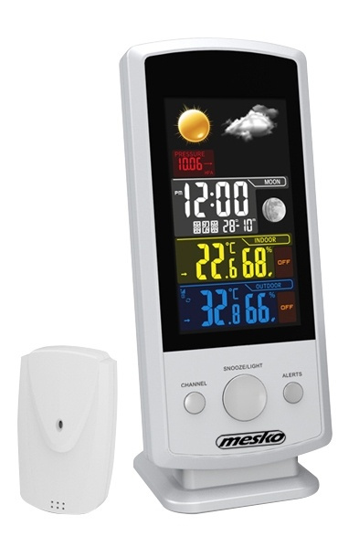 Mesko MS 1177 Väderstation in the group HOME, HOUSEHOLD & GARDEN / Fans & Climate products / Thermometers & Weather stations at TP E-commerce Nordic AB (38-89371)