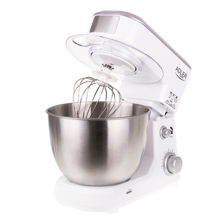 Adler Köksassistent 1000W, Vit in the group HOME, HOUSEHOLD & GARDEN / Household appliances / Food processor & Kitchen appliances / Kitchen appliances & Accessories at TP E-commerce Nordic AB (38-89666)