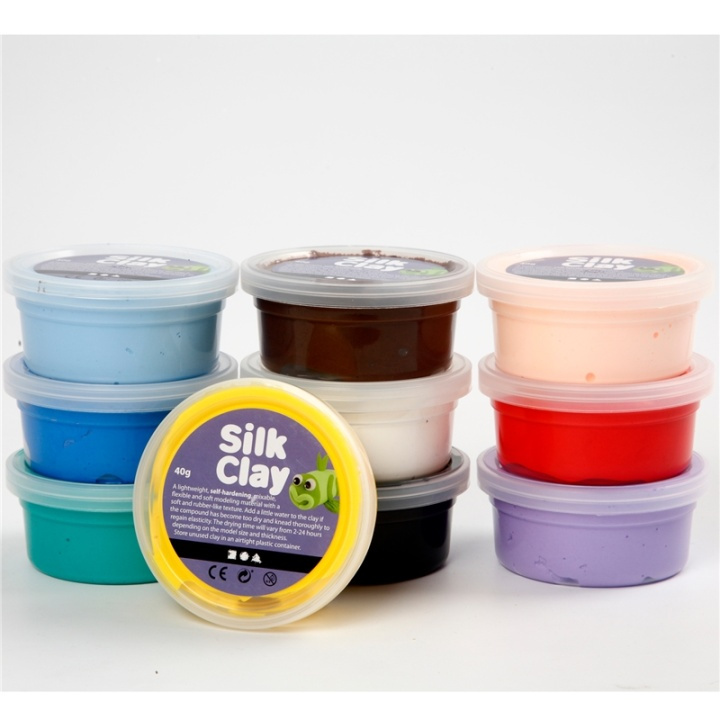 Silk Clay Mixade Färger Basic 1 10x40g in the group TOYS, KIDS & BABY PRODUCTS / Toys / Crafts at TP E-commerce Nordic AB (38-90235)