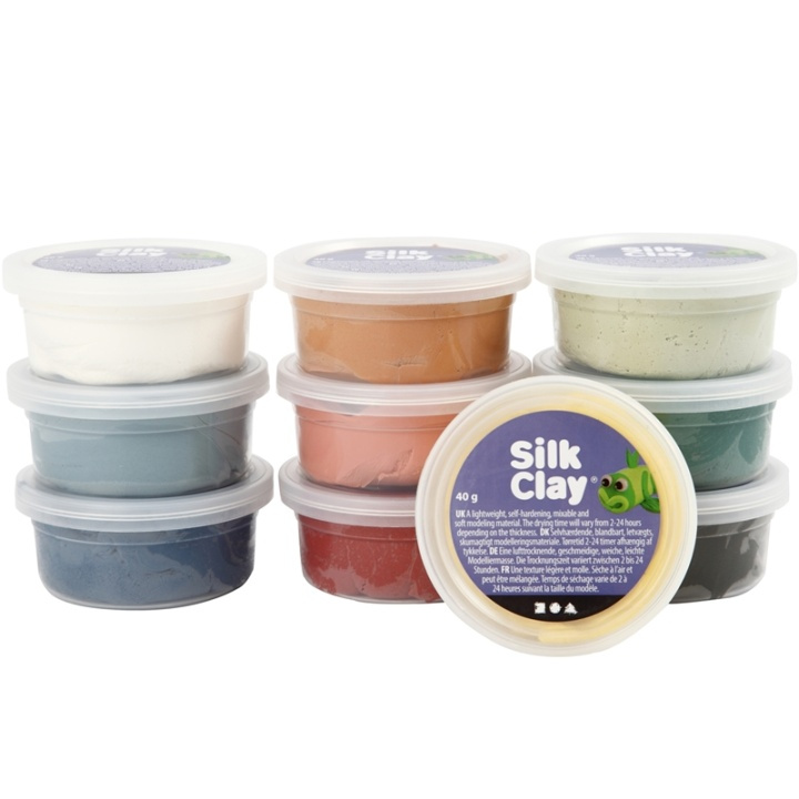 Silk Clay Mixade Färger Dova Färger 10x4 in the group TOYS, KIDS & BABY PRODUCTS / Toys / Crafts at TP E-commerce Nordic AB (38-90237)