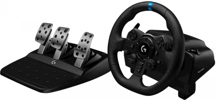 Logitech G923 Racingratt med pedaler och Trueforce (PC/PS4) in the group HOME ELECTRONICS / Game consoles & Accessories / Sony PlayStation 4 at TP E-commerce Nordic AB (38-94504)