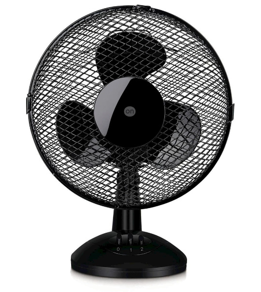 Cooling table fan, 27 cm, Black in the group HOME, HOUSEHOLD & GARDEN / Fans & Climate products / Table fans at TP E-commerce Nordic AB (38-94710)