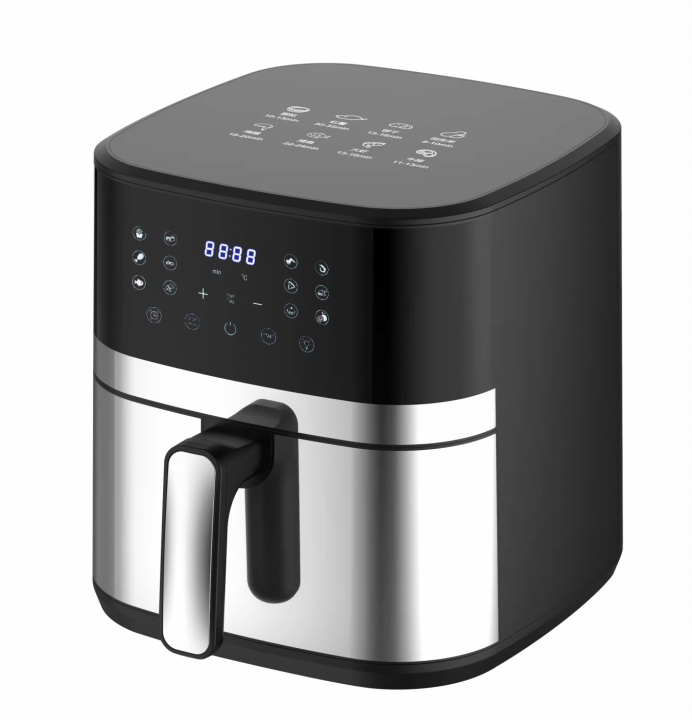 Hot air fryer 7 liters LED display 1600W in the group HOME, HOUSEHOLD & GARDEN / Household appliances / Airfryers & Fryers at TP E-commerce Nordic AB (38-94726)