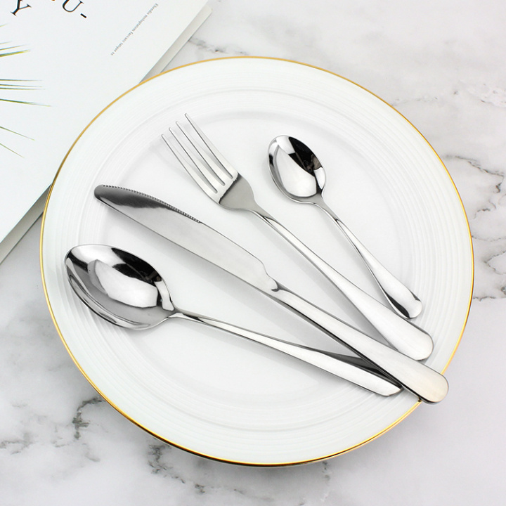 Cutlery set 6 people 24-piece stainless steel cutlery in the group HOME, HOUSEHOLD & GARDEN / Kitchen utensils / Other kitchen tools at TP E-commerce Nordic AB (38-94728)