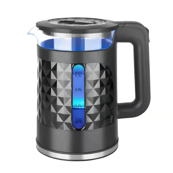 Xxl electric kettle, 2.3 liters, LED light, 1500W in the group HOME, HOUSEHOLD & GARDEN / Household appliances / Water & Juice / Kettles at TP E-commerce Nordic AB (38-94736)