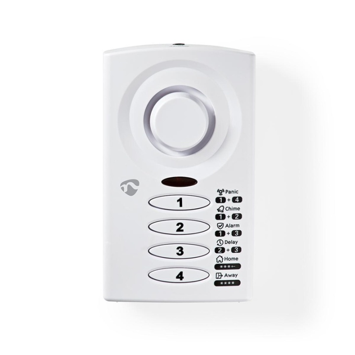 Nedis Doorstep Window Alarm | Battery Powered | 3x AAA/LR03 | 85 dB | White in the group HOME, HOUSEHOLD & GARDEN / Alarm & Security / Motion sensors at TP E-commerce Nordic AB (38-95218)