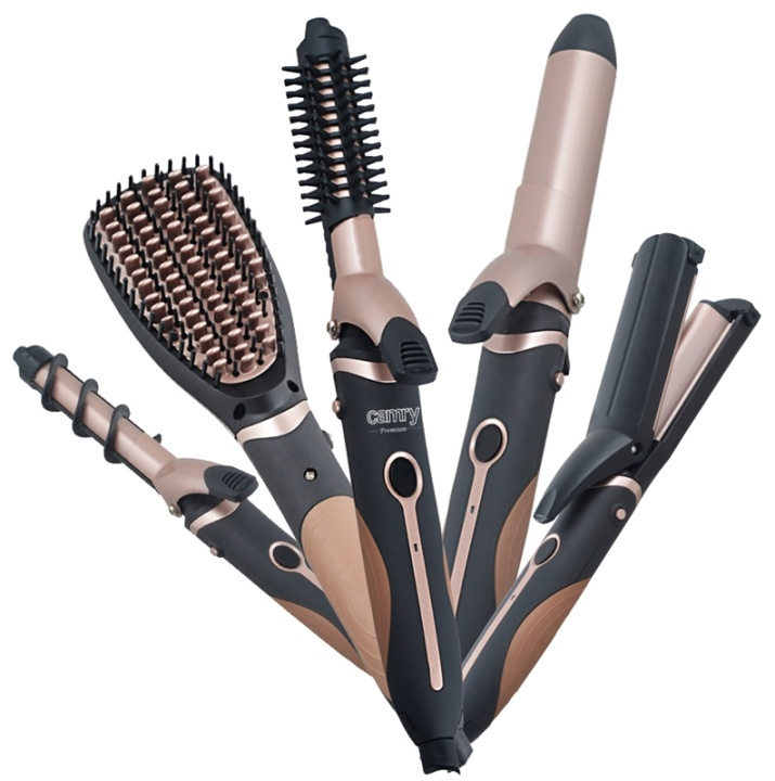 Camry 5-i-1 Hair Styler (CR 2024) in the group BEAUTY & HEALTH / Hair & Styling / Styling Tools / Curling irons at TP E-commerce Nordic AB (38-96012)