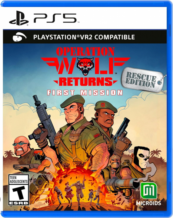 Operation Wolf Returns: First Mission - Rescue Edition (PS5) in the group HOME ELECTRONICS / Game consoles & Accessories / Sony PlayStation 5 at TP E-commerce Nordic AB (38-96956)