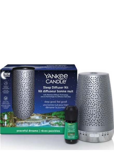 Yankee Candle Sleep Diffuser Starter Kit Silver in the group HOME, HOUSEHOLD & GARDEN / Fans & Climate products / Humidifiers at TP E-commerce Nordic AB (38-97626)