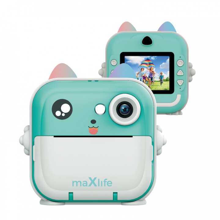  Maxlife printing camera MXPC-100 blue in the group TOYS, KIDS & BABY PRODUCTS / Toys / Toys at TP E-commerce Nordic AB (38-97633)