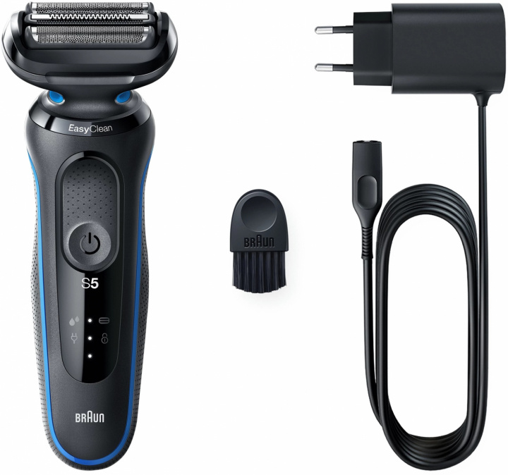 Braun Shaver 51-B1000S Blue in the group BEAUTY & HEALTH / Hair & Styling / Shaving & Trimming / Shavers at TP E-commerce Nordic AB (38-98491)