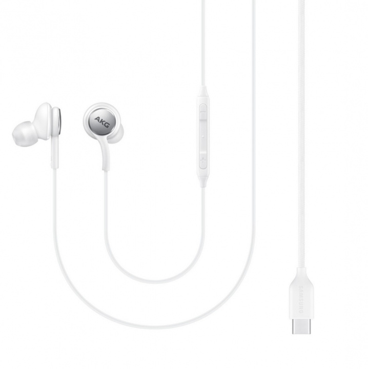 Samsung GH59-15252A USB-C Headphones (Sound By AKG) - White, Bulk in the group HOME ELECTRONICS / Audio & Picture / Headphones & Accessories / Headphones at TP E-commerce Nordic AB (38-98769)