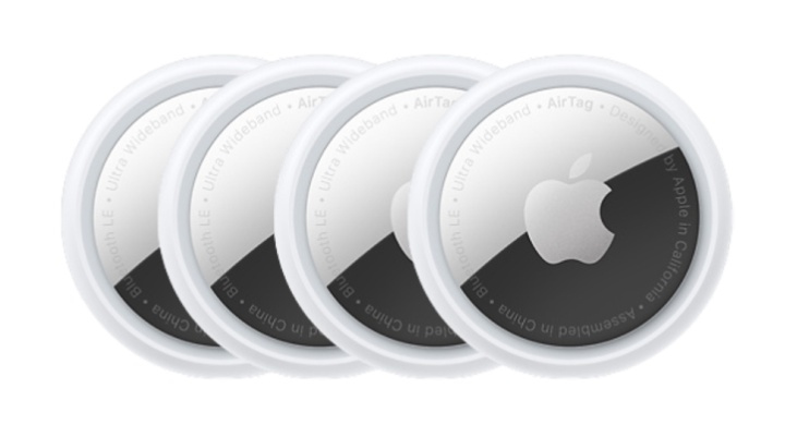 Apple AirTag 4 pack (A2187) in the group HOME, HOUSEHOLD & GARDEN / Smart home at TP E-commerce Nordic AB (38-99236)