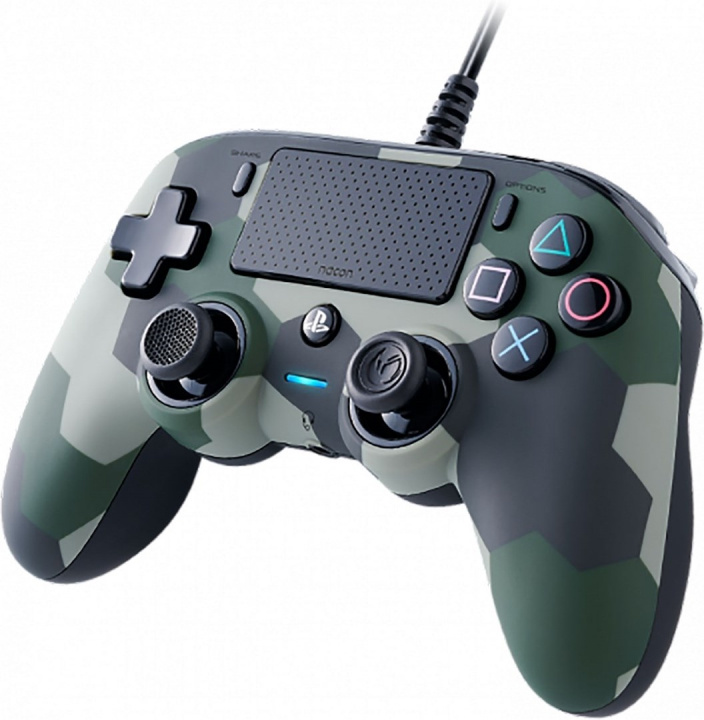 Nacon Wired Compact kontroll, Camo in the group HOME ELECTRONICS / Game consoles & Accessories / Sony PlayStation 4 at TP E-commerce Nordic AB (38-99703)