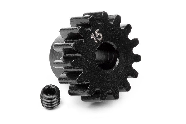 Pinion Gear 15 Tooth (1M/5Mm Shaft) in the group TOYS, KIDS & BABY PRODUCTS / Radio controlled / Spare parts & Extra accessories / HPI / Standard Parts & Tuning / Pinions at TP E-commerce Nordic AB (A01579)