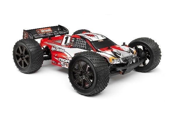 Clear Trophy Truggy Flux Body W/Window Mask &Decal in the group TOYS, KIDS & BABY PRODUCTS / Radio controlled / Spare parts & Extra accessories / HPI / Car Bodies & Accessories / Offroad body (Transparent) at TP E-commerce Nordic AB (A01922)