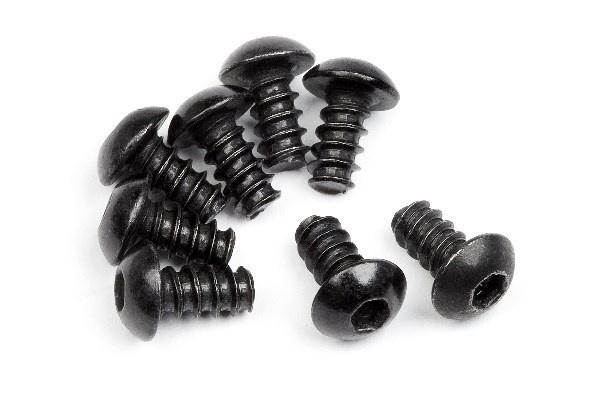 Tp. Button Head Screw M3X6Mm (Hex Socket/8Pcs) in the group TOYS, KIDS & BABY PRODUCTS / Radio controlled / Spare parts & Extra accessories / HPI / Screws / Mounts / Screws at TP E-commerce Nordic AB (A02094)