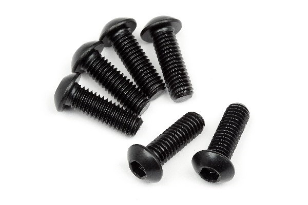 Button Head Screw M6X18Mm (Hex Socket) (6Pcs) in the group TOYS, KIDS & BABY PRODUCTS / Radio controlled / Spare parts & Extra accessories / HPI / Screws / Mounts / Screws at TP E-commerce Nordic AB (A02412)