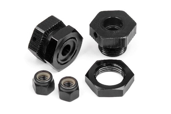 Aluminum Wheel Hex Hub Set 17Mm (Black/4Pcs) in the group TOYS, KIDS & BABY PRODUCTS / Radio controlled / Spare parts & Extra accessories / HPI / Spare parts & Tuning / Drivelines at TP E-commerce Nordic AB (A02605)