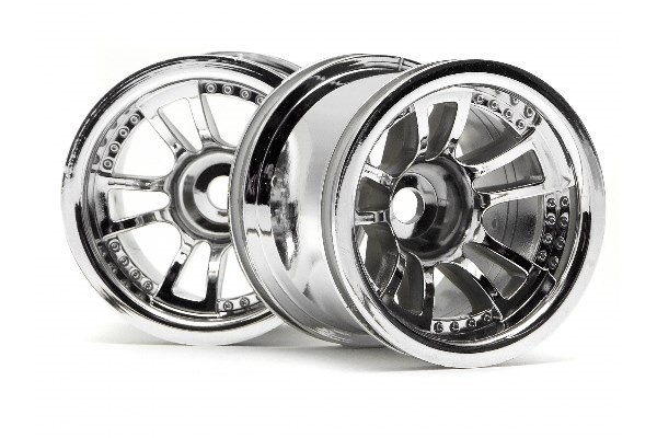 Split 5 Truck Wheel (Chrome/2Pcs) in the group TOYS, KIDS & BABY PRODUCTS / Radio controlled / Spare parts & Extra accessories / HPI / Rims / Offroad at TP E-commerce Nordic AB (A03032)