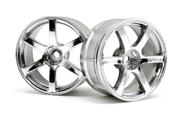 Lp29 Wheel Yokohama Avs Model T6 Chrome (2Pcs) in the group TOYS, KIDS & BABY PRODUCTS / Radio controlled / Spare parts & Extra accessories / HPI / Rims / Onroad at TP E-commerce Nordic AB (A03110)