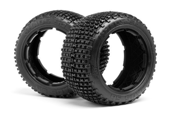 Khaos Tire (White/Baja 5B/Rear/2Pcs) in the group TOYS, KIDS & BABY PRODUCTS / Radio controlled / Spare parts & Extra accessories / HPI / Tires / Offroad at TP E-commerce Nordic AB (A03365)