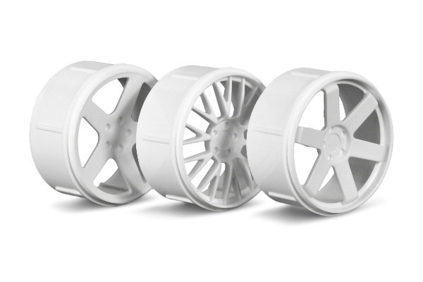 Wheel Set (White/Micro Rs4) in the group TOYS, KIDS & BABY PRODUCTS / Radio controlled / Spare parts & Extra accessories / HPI / Rims / Onroad at TP E-commerce Nordic AB (A03459)