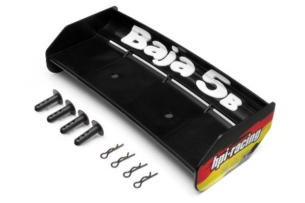 Wing Set (Black/Baja 5B) in the group TOYS, KIDS & BABY PRODUCTS / Radio controlled / Spare parts & Extra accessories / HPI / Car Bodies & Accessories / Wings at TP E-commerce Nordic AB (A03719)