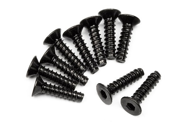 Tp. Flat Head Screw M3X12Mm (Hex Socket/10Pcs) in the group TOYS, KIDS & BABY PRODUCTS / Radio controlled / Spare parts & Extra accessories / HPI / Screws / Mounts / Screws at TP E-commerce Nordic AB (A04216)