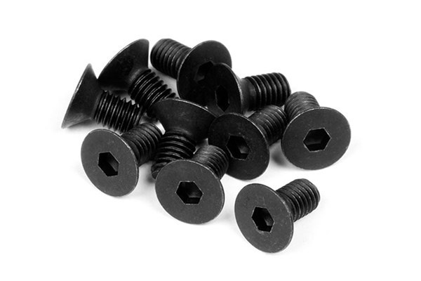 Flat Head Screw M3X6Mm (Hex Socket/10Pcs) in the group TOYS, KIDS & BABY PRODUCTS / Radio controlled / Spare parts & Extra accessories / HPI / Screws / Mounts / Screws at TP E-commerce Nordic AB (A04344)