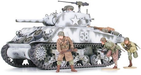 Tamiya 1/35 SHERMAN M4A3 105MM HOWITZER in the group Sport, leisure & Hobby / Hobby / Plastic models / Military vehicles (land) at TP E-commerce Nordic AB (A06339)