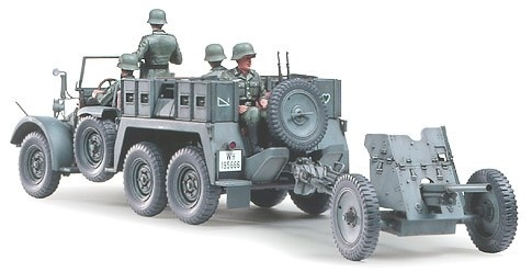 Tamiya 1/35 KRUPP TOWTRUCK M/37MM PAK in the group Sport, leisure & Hobby / Hobby / Plastic models / Military vehicles (land) at TP E-commerce Nordic AB (A06345)