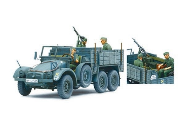 Tamiya 1/35 6x4 Krupp person carrier in the group Sport, leisure & Hobby / Hobby / Plastic models / Military vehicles (land) at TP E-commerce Nordic AB (A06493)