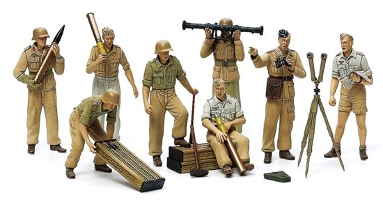 Tamiya 1/35 Africa Luftwaffe Art Crew in the group Sport, leisure & Hobby / Hobby / Plastic models / Military vehicles (land) at TP E-commerce Nordic AB (A06576)