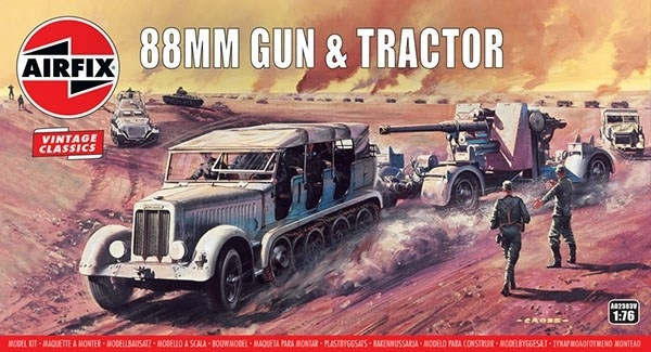 Airfix 88mm Flak Gun & Tractor in the group Sport, leisure & Hobby / Hobby / Plastic models / Military vehicles (land) at TP E-commerce Nordic AB (A06807)