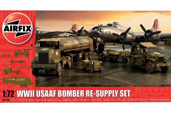 Airfix USAAF 8TH Airforce Bomber Resupply Set in the group Sport, leisure & Hobby / Hobby / Plastic models / Military vehicles (land) at TP E-commerce Nordic AB (A06857)