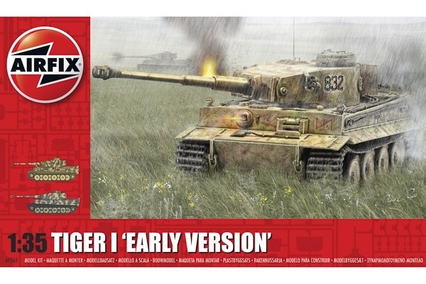 Airfix Tiger-1 \'Early Version in the group Sport, leisure & Hobby / Hobby / Plastic models / Military vehicles (land) at TP E-commerce Nordic AB (A06915)