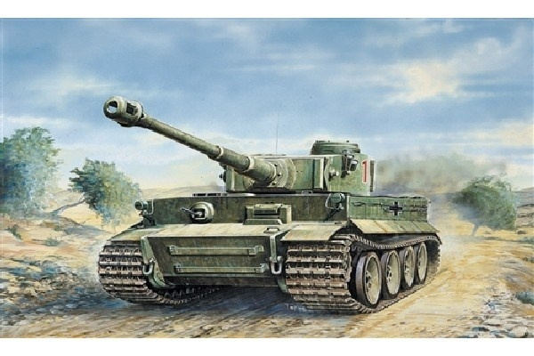 Italeri 1:35 TIGER I AUSF. E/H1 in the group Sport, leisure & Hobby / Hobby / Plastic models / Military vehicles (land) at TP E-commerce Nordic AB (A07057)