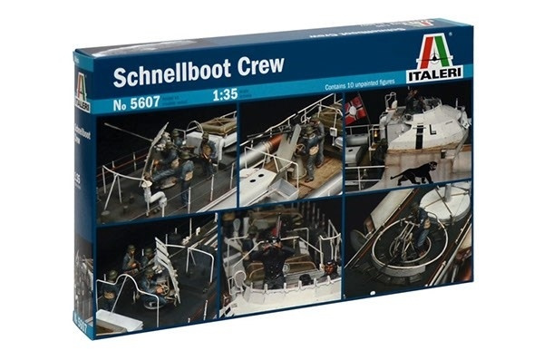 Italeri 1:35 SCHNELLBOOT CREW in the group Sport, leisure & Hobby / Hobby / Plastic models / Ships at TP E-commerce Nordic AB (A07110)