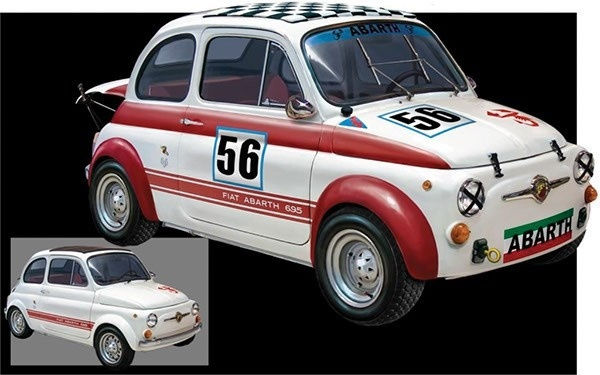 Italeri 1:12 FIAT Abarth 695SS in the group Sport, leisure & Hobby / Hobby / Plastic models / Cars at TP E-commerce Nordic AB (A07210)