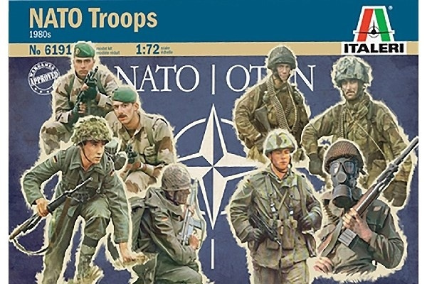 Italeri 1:72 NATO Troops - contains 48 figures in the group Sport, leisure & Hobby / Hobby / Plastic models / Figures at TP E-commerce Nordic AB (A07263)