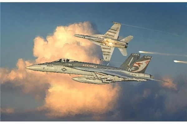 Italeri 1:48 F/A-18-E \'SUPER HORNET in the group Sport, leisure & Hobby / Hobby / Plastic models / Airplanes/Helicopters at TP E-commerce Nordic AB (A07267)