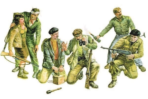 Italeri 1:35 Partisans in the group Sport, leisure & Hobby / Hobby / Plastic models / Figures at TP E-commerce Nordic AB (A07315)