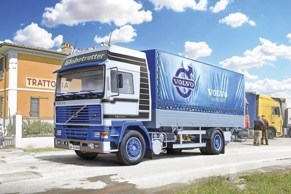 Italeri 1:24 Volvo F16 Globetrotter Canvas with elevator in the group Sport, leisure & Hobby / Hobby / Plastic models / Cars at TP E-commerce Nordic AB (A07322)