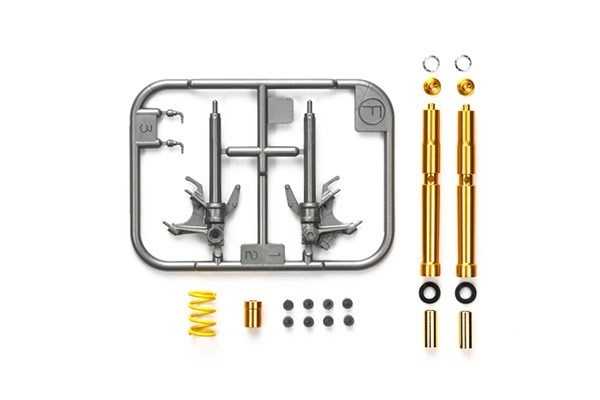 Tamiya 1/12 Scale Yamaha YZF-R1M Front Fork Set in the group Sport, leisure & Hobby / Hobby / Plastic models / Motorcycles at TP E-commerce Nordic AB (A07359)