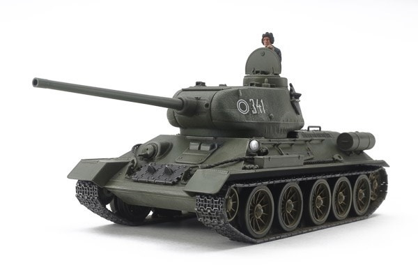 Tamiya 1/48 Russian Medium Tank T-34-85 in the group Sport, leisure & Hobby / Hobby / Plastic models / Military vehicles (land) at TP E-commerce Nordic AB (A07416)