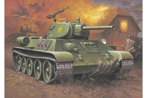 Revell 1:76 T-34/76 Modell 1940 in the group Sport, leisure & Hobby / Hobby / Plastic models / Military vehicles (land) at TP E-commerce Nordic AB (A07542)