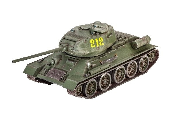 Revell T-34/85 in the group Sport, leisure & Hobby / Hobby / Plastic models / Military vehicles (land) at TP E-commerce Nordic AB (A07545)